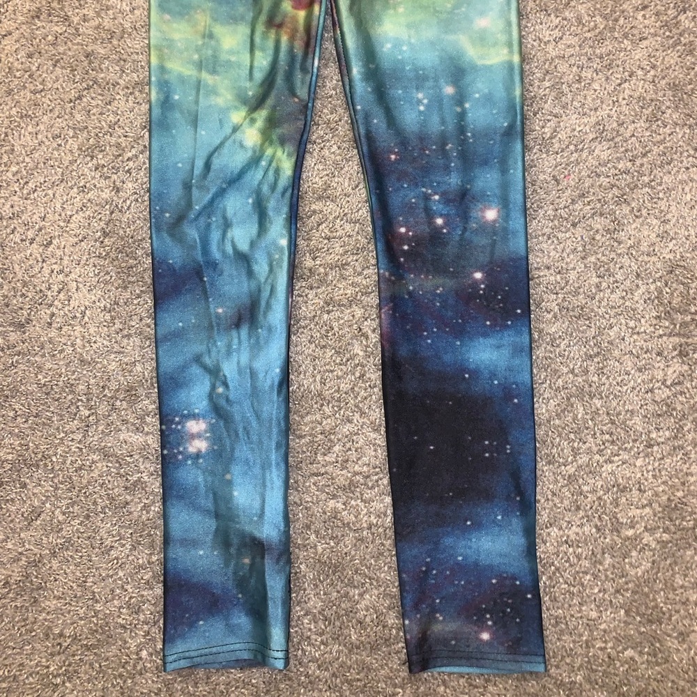 Lotus Leggings Multicolor Galaxy leggings size M - Picture 5 of 9